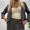 completo con giacca crop e pantalone palazzo day